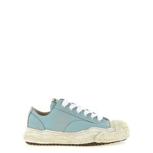Maison Mihara Yasuhiro Blue Cowhide Low Top Men's Sneakers